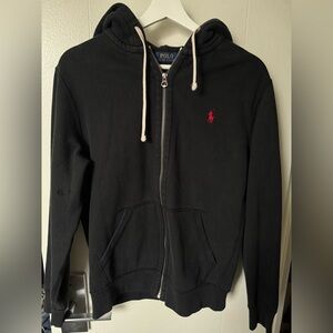 Ralph lauren fleece zip up hoodie